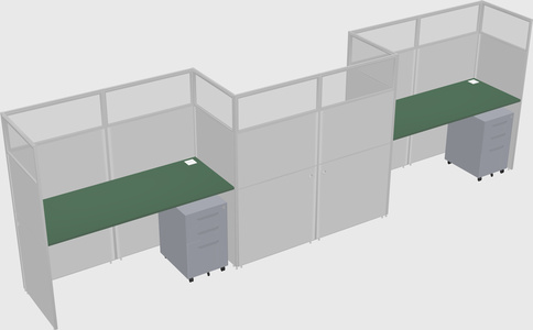 Rectangular cubicles