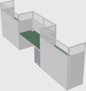 Rectangular cubicles
