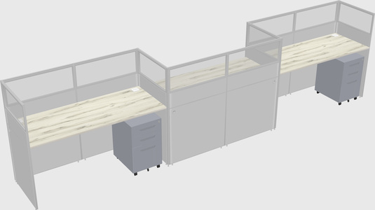 Rectangular cubicles