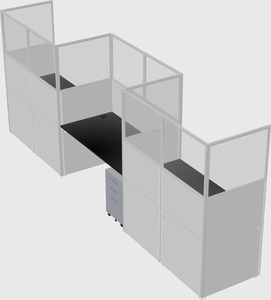 Rectangular cubicles
