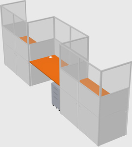 Rectangular cubicles