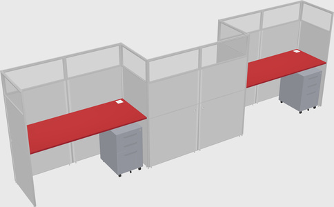 Rectangular cubicles