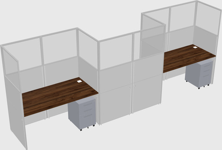 Rectangular cubicles
