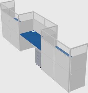 Rectangular cubicles