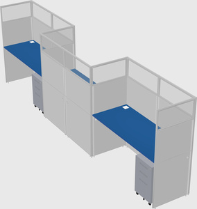 Rectangular cubicles