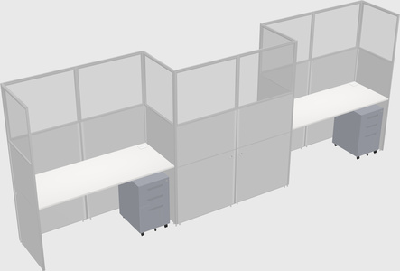 Rectangular cubicles