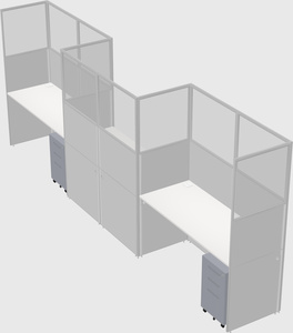 Rectangular cubicles
