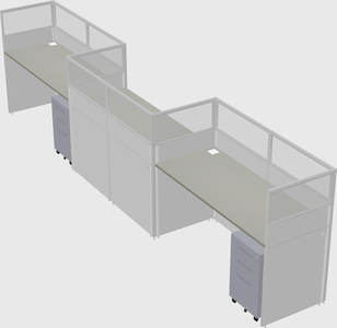 Rectangular cubicles