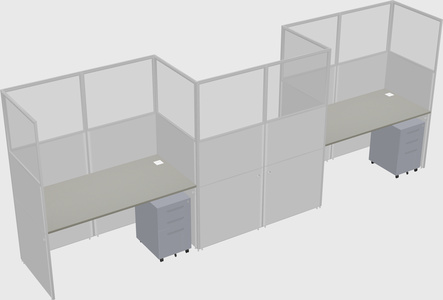 Rectangular cubicles