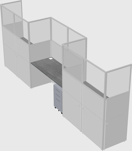 Rectangular cubicles