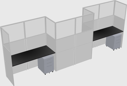 Rectangular cubicles