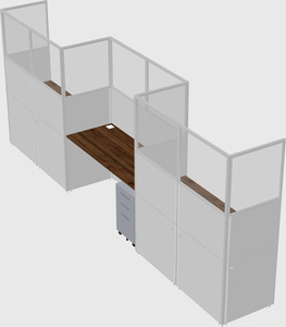 Rectangular cubicles