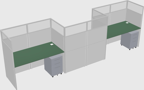 Rectangular cubicles