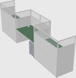 Rectangular cubicles