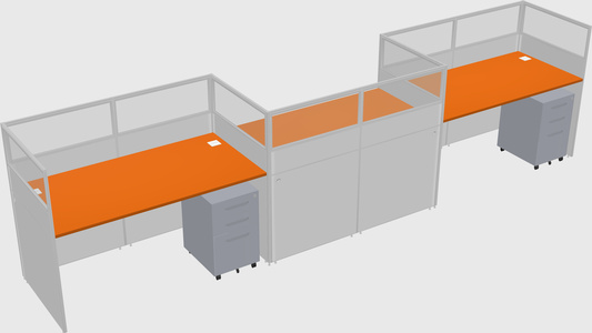 Rectangular cubicles