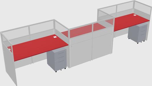 Rectangular cubicles