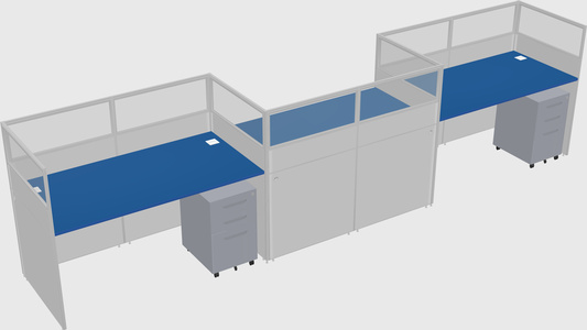 Rectangular cubicles