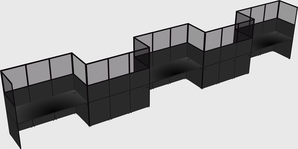 Rectangular cubicles