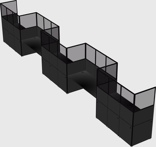 Rectangular cubicles