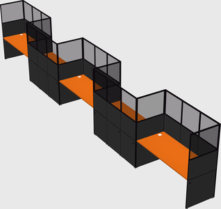 Rectangular cubicles