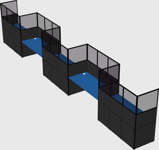 Rectangular cubicles