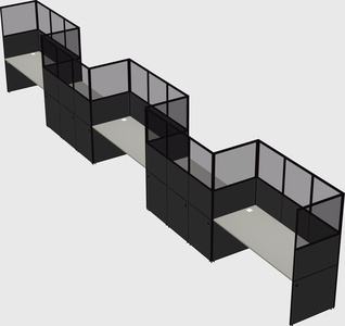 Rectangular cubicles