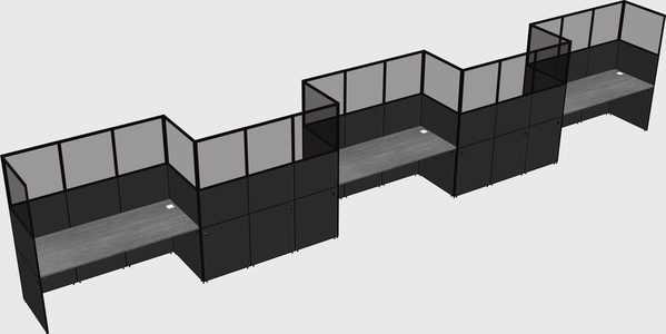 Cabines rectangulaires