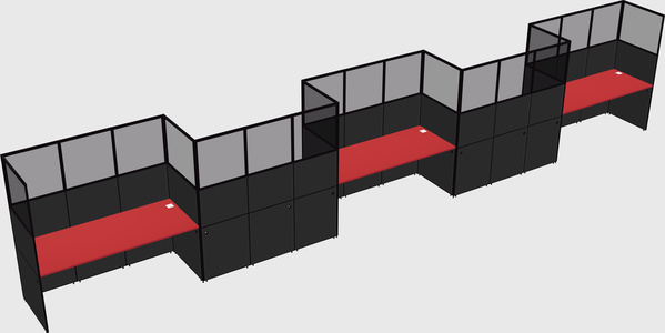 Rectangular cubicles