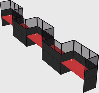 Rectangular cubicles