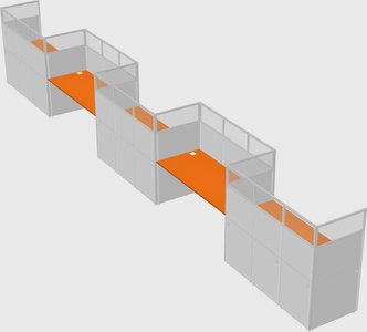 Rectangular cubicles