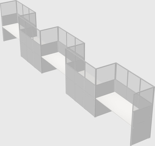 Rectangular cubicles