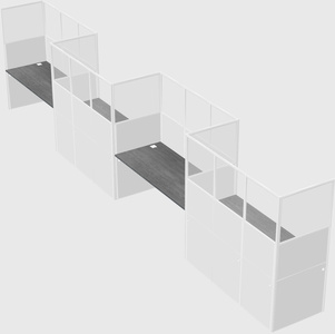 Rectangular cubicles