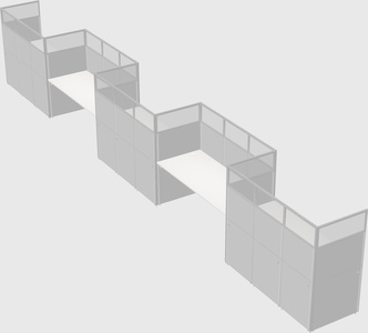 Rectangular cubicles