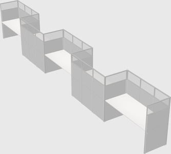 Rectangular cubicles