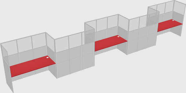 Rectangular cubicles