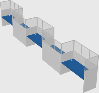 Rectangular cubicles