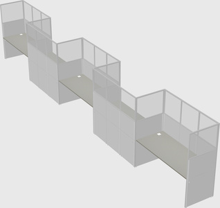 Rectangular cubicles