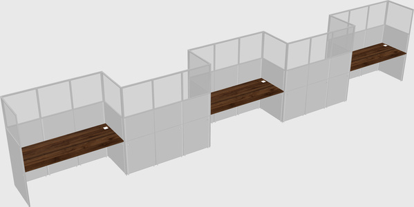 Rectangular cubicles