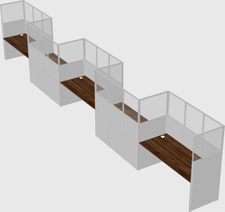 Rectangular cubicles