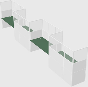 Rectangular cubicles