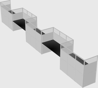 Rectangular cubicles