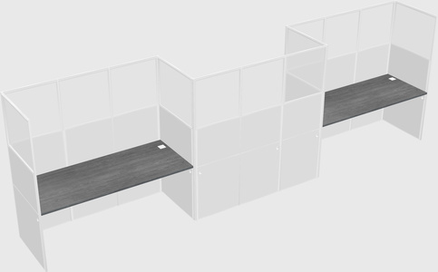 Rectangular cubicles