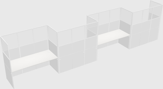 Cabines rectangulaires