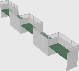 Rectangular cubicles
