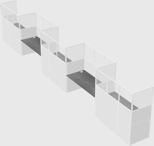 Rectangular cubicles