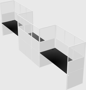 Rectangular cubicles