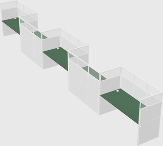 Rectangular cubicles