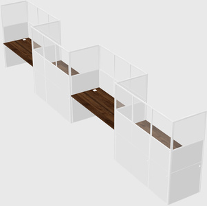 Rectangular cubicles