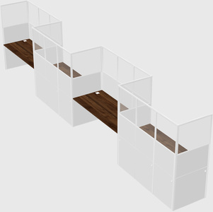 Rectangular cubicles