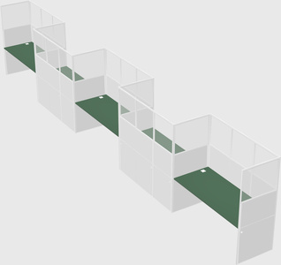 Rectangular cubicles